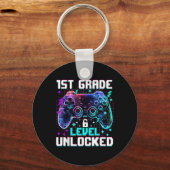 Controller 1e leerjaar ontgrendeld eerste schoolda sleutelhanger (Voorkant)