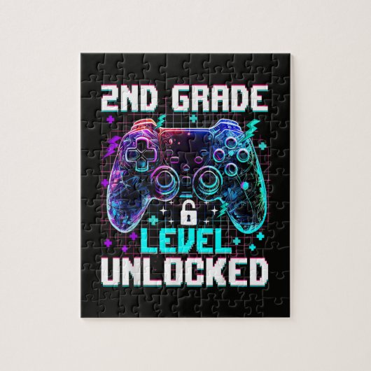 Controller 2e klas niveau ontgrendeld eerste dag legpuzzel (Verticaal)