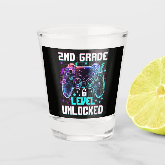 Controller 2e klas niveau ontgrendeld eerste dag shot glas (Voorkant)