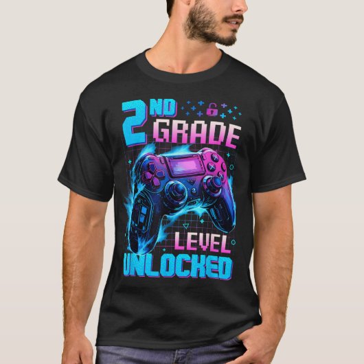 Controller 2e klas niveau ontgrendeld terug naar s t-shirt (Voorkant)