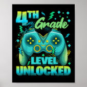 Controller 4e leerjaar ontgrendeld eerste schoolda poster (Voorkant)