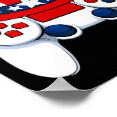 Controller Amerikaans Pet 4 juli USA Poster (Hoek)