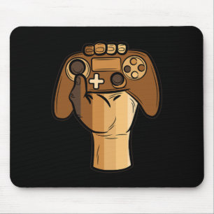 Controller Fist Black Geschiedenis BLM Gaming Game Muismat