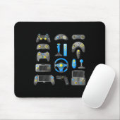 Controller Game Control Alle Dingen Videogame Muismat (Met muis)