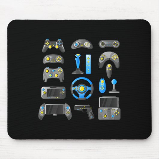Controller Game Control Alle Dingen Videogame Muismat (Voorkant)