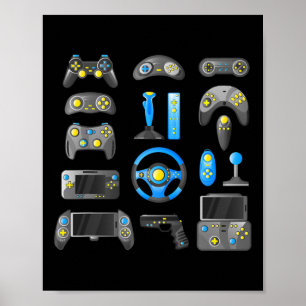 Controller Game Control Alle Dingen Videogame Poster