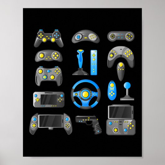 Controller Game Control Alle Dingen Videogame Poster (Voorkant)