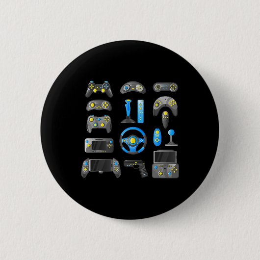 Controller Game Control Alle Dingen Videogame Ronde Button 5,7 Cm (Voorkant)
