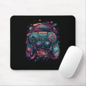 Controller Gaming Rave Gamer Nerd Abstracte PC Gam Muismat (Met muis)