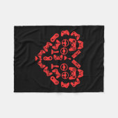 Controller Hart Valentijnsdag Cool Gaming Gamer Fleece Deken (Voorkant (Horizontaal))