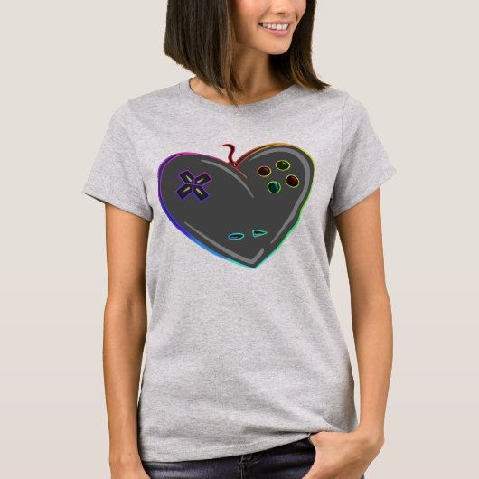 Controller Heart T-shirt (Voorkant)