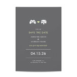 Controller Love Bewaar de datum Save The Date<br><div class="desc">Bewaar de datums die u kunt aanpassen bij uw speciale gelegenheid op een prachtige manier. Bekijk de Origami Prints winkel voor trouwuitnodigingen,  rsvp-kaarten en andere producten die dit ontwerp aanvullen!</div>