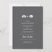 Controller Love Bewaar de datum Save The Date (Voorkant)