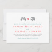 Controller Love Rehearsal Dinner Kaart (Voorkant)