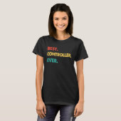 Controller Retro Best Controller Server T-shirt (Voorkant volledig)