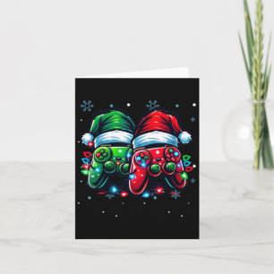 Controller Santa Hat Kerstmis Gaming X-mas Gamer Kaart