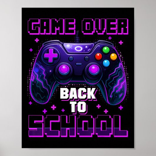 Controller spel terug naar school eerste dag van S Poster (Voorkant)