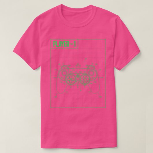 Controller Tee Videogame Controller T-shirt (Design voorkant)