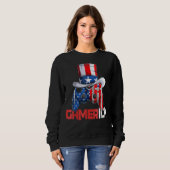 Controller Uncle Sam Videogame Gamerica US Flag 4 Trui (Voorkant volledig)