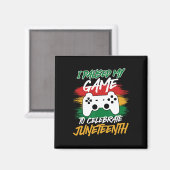 Controller Videogames Console Pauzeerde Mijn Game Magneet (Voorkant / Achterkant)