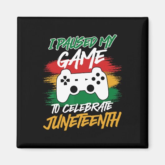 Controller Videogames Console Pauzeerde Mijn Game Magneet (Voorkant)