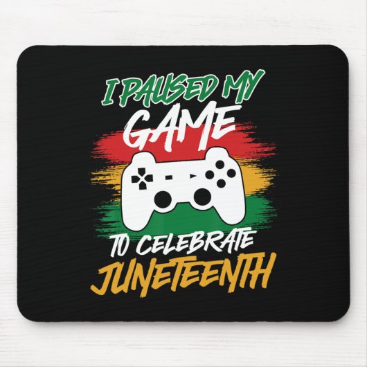 Controller Videogames Console Pauzeerde Mijn Game  Muismat (Voorkant)
