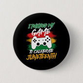 Controller Videogames Console Pauzeerde Mijn Game Ronde Button 5,7 Cm (Voorkant)