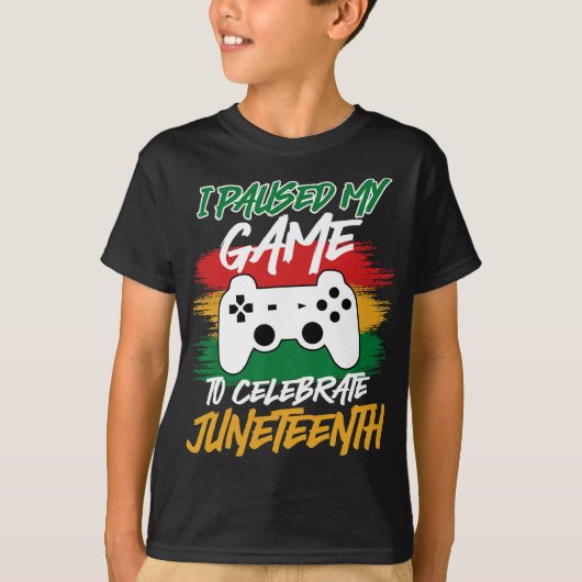Controller Videogames Console Pauzeerde Mijn Game T-shirt (Voorkant)