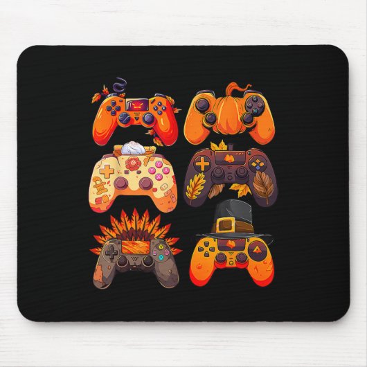 Controllers Herfst Gaming Video Game Turkije Thank Muismat (Voorkant)
