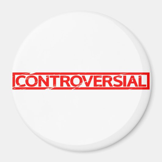 Controversiële stempel magneet (Voorkant)