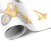 Contruction Birthday Wrapping Paper Cadeaupapier (Rol Hoek)