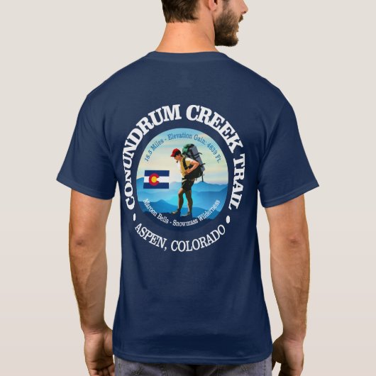 Conundrum Creek Trail (C) T-shirt (Achterkant)