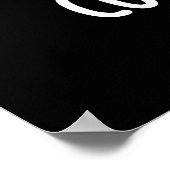 Conundrum Funny Drummer Drum Pun Dark BG Poster (Hoek)