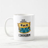 Conundrum Funny Drummer Drum Pun Koffiemok (Links)