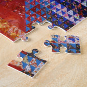 Conundrum I - Abstracte regenboogvrouw godin Legpuzzel (Zijkant)