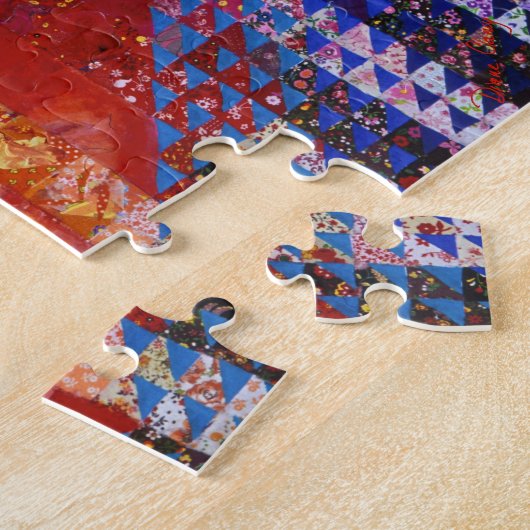 Conundrum I - Abstracte regenboogvrouw godin Legpuzzel (Zijkant)