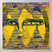 Conundrum II - Golden & Sapphire Goddess Poster (Voorkant)