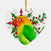 Conure Love Ornament voor de Feestdagen (Voorkant)