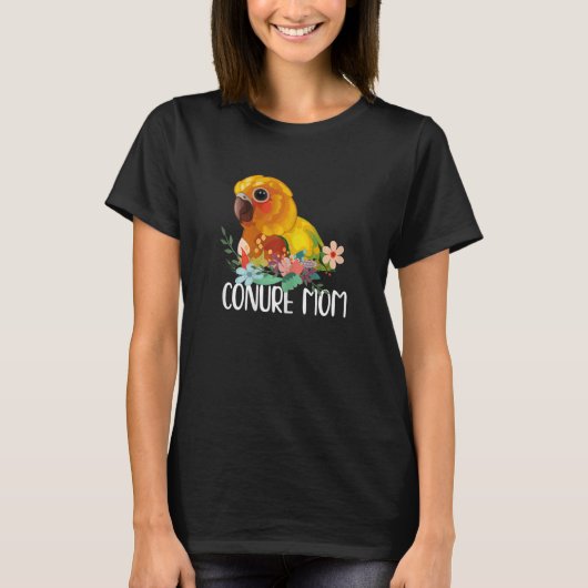 Conure Ma Parrot Budgie Cute Bird Meme T-shirt (Voorkant)
