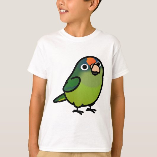 conure met Oranje voorkant T-shirt (Voorkant)