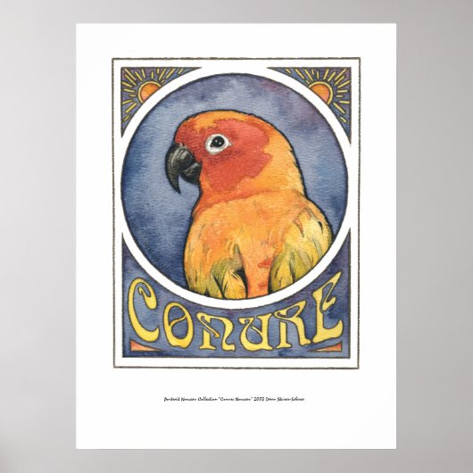 Conure Nouveau Poster (Voorkant)