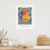 Conure Nouveau Poster (Keuken)