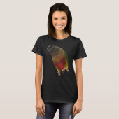 Conure Parrot Bird Design Green cheek Love for b T-shirt (Voorkant volledig)
