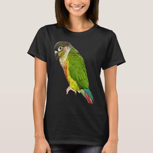 Conure Parrot Bird Green cheek Love for birds T-shirt (Voorkant)