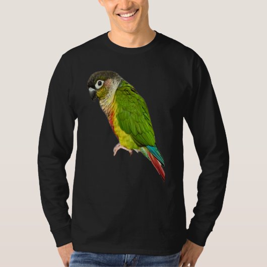 Conure Parrot Bird Green cheek Love for birds T-shirt (Voorkant)