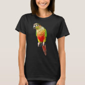 Conure Parrot Bird Green cheek Love for birds T-shirt (Voorkant)