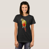 Conure Parrot Bird Green cheek Love for birds T-shirt (Voorkant volledig)