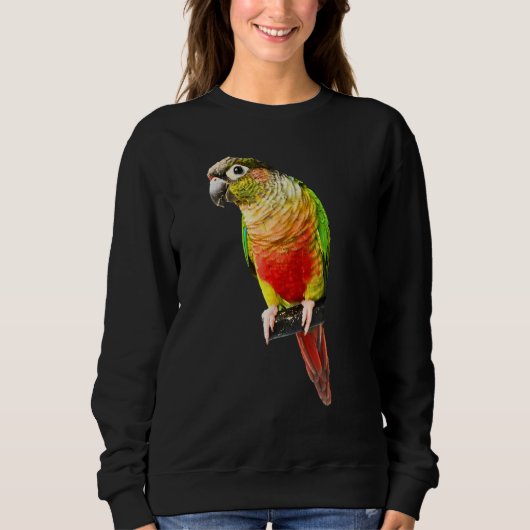 Conure Parrot Bird Green cheek Love for birds Trui (Voorkant)
