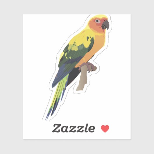Conure Parrot Sticker (Vel)