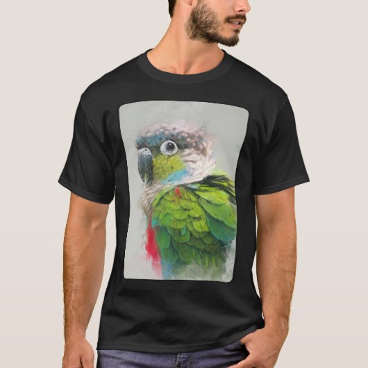 Conure Portrait 16 Animal Bird Parrot Wildlife T-shirt (Voorkant)